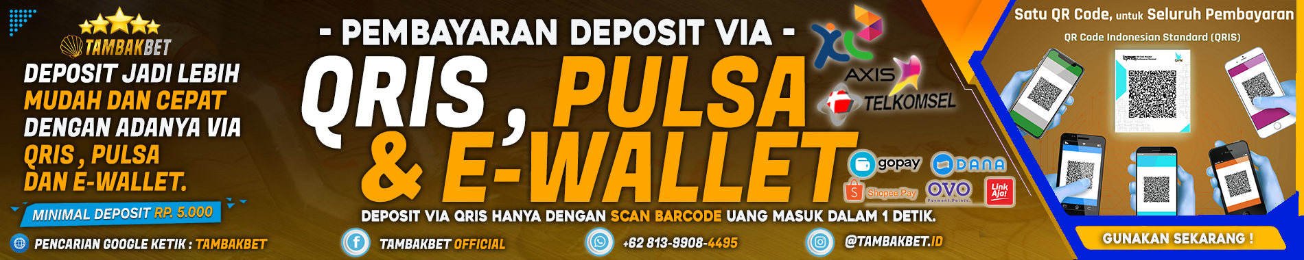 QRIS PULSA EWALLET TAMBAKBET